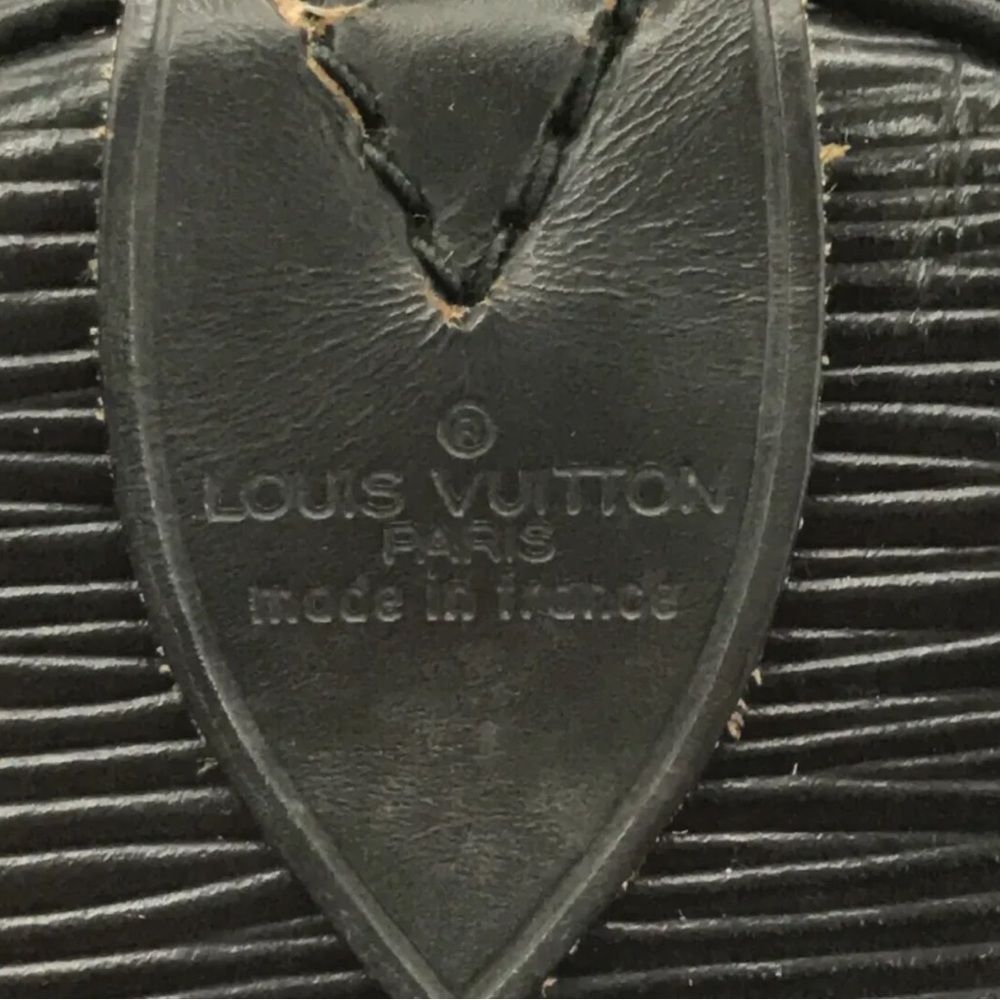 LOUIS VUITTON Black Epi Keepall LV50 Boston Weekend Travel Duffle Bag VI8911 - Picture 6 of 16